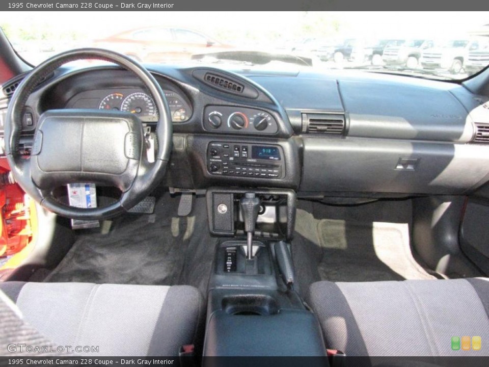 Dark Gray Interior Dashboard for the 1995 Chevrolet Camaro Z28 Coupe #49649072