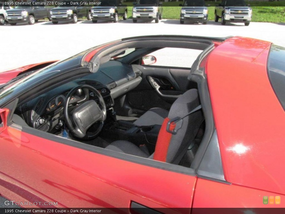 Dark Gray Interior Sunroof for the 1995 Chevrolet Camaro Z28 Coupe #49649225