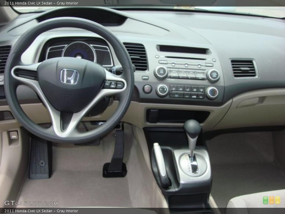 Gray Interior Dashboard for the 2011 Honda Civic LX Sedan #49649570