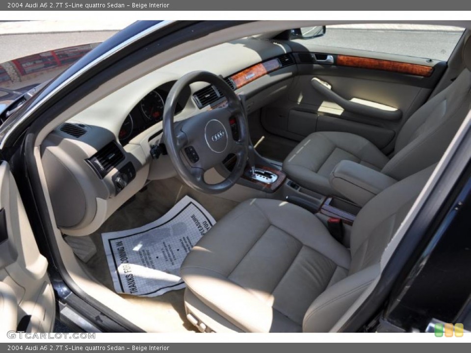 Beige Interior Photo for the 2004 Audi A6 2.7T S-Line quattro Sedan #49650407