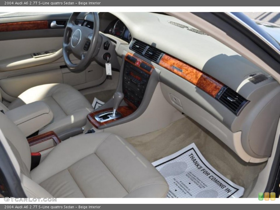 Beige Interior Photo for the 2004 Audi A6 2.7T S-Line quattro Sedan #49650413