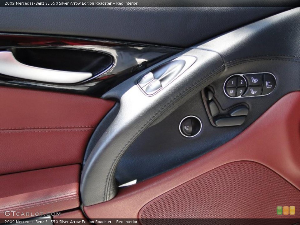 Red Interior Controls for the 2009 Mercedes-Benz SL 550 Silver Arrow Edition Roadster #49652280