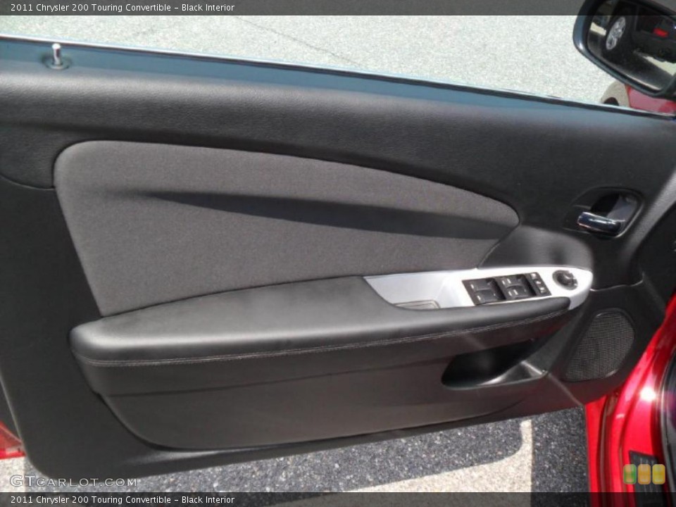 Black Interior Door Panel for the 2011 Chrysler 200 Touring Convertible #49653081