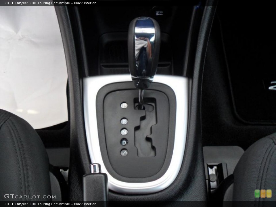 Black Interior Transmission for the 2011 Chrysler 200 Touring Convertible #49653096