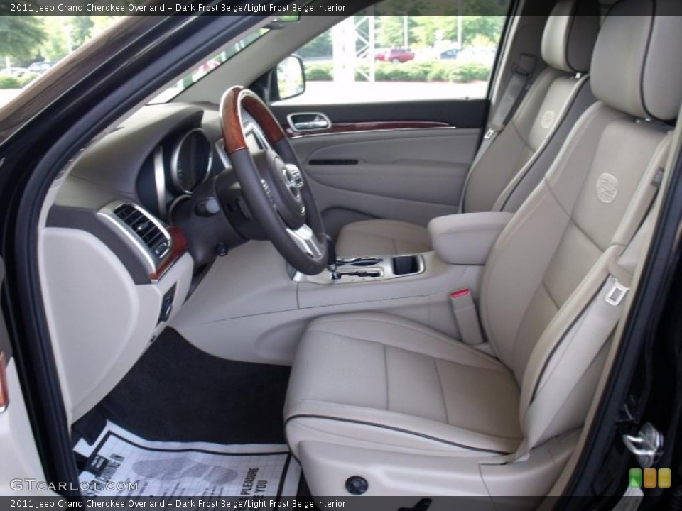 Dark Frost Beige/Light Frost Beige Interior Photo for the 2011 Jeep Grand Cherokee Overland #49654548