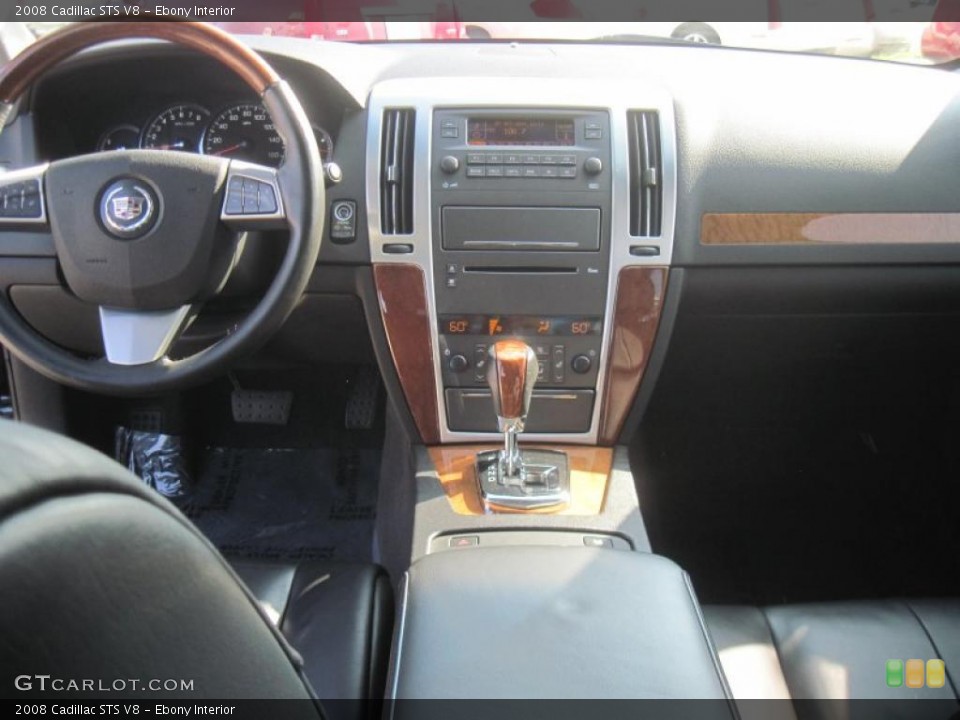 Ebony Interior Dashboard for the 2008 Cadillac STS V8 #49655349