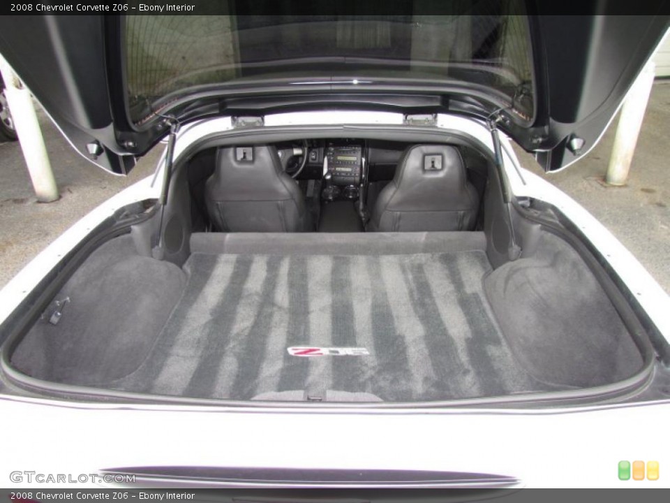 Ebony Interior Trunk for the 2008 Chevrolet Corvette Z06 #49656513