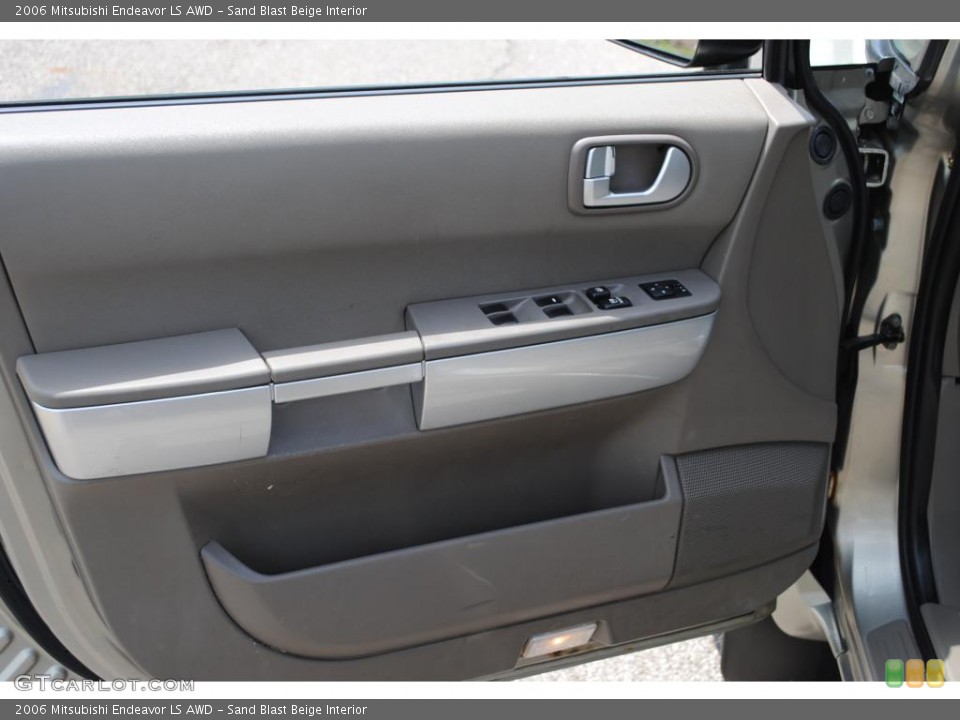 Sand Blast Beige Interior Door Panel for the 2006 Mitsubishi Endeavor LS AWD #49661452