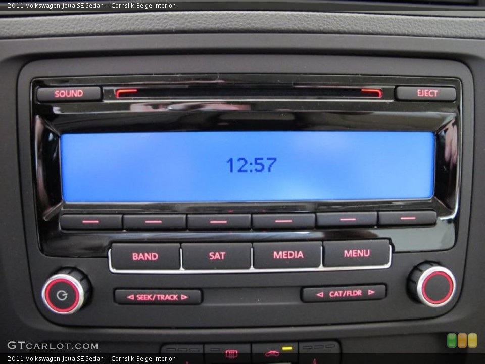 Cornsilk Beige Interior Controls for the 2011 Volkswagen Jetta SE Sedan #49663255