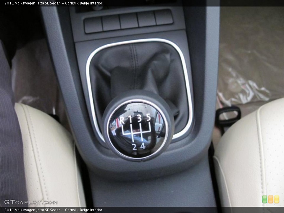 Cornsilk Beige Interior Transmission for the 2011 Volkswagen Jetta SE Sedan #49663279