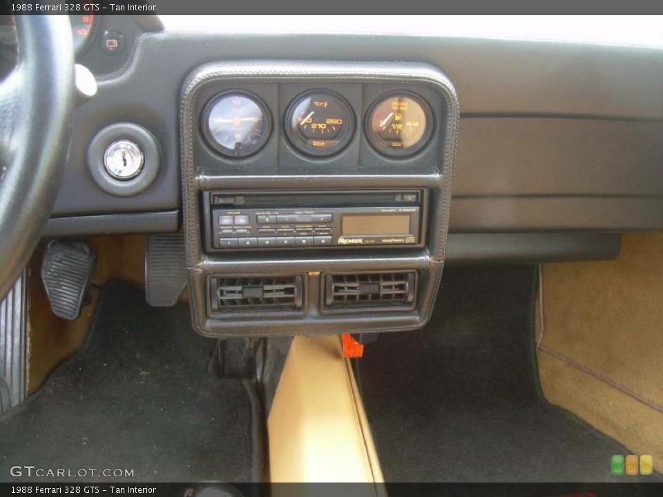 Tan Interior Controls for the 1988 Ferrari 328 GTS #49663423