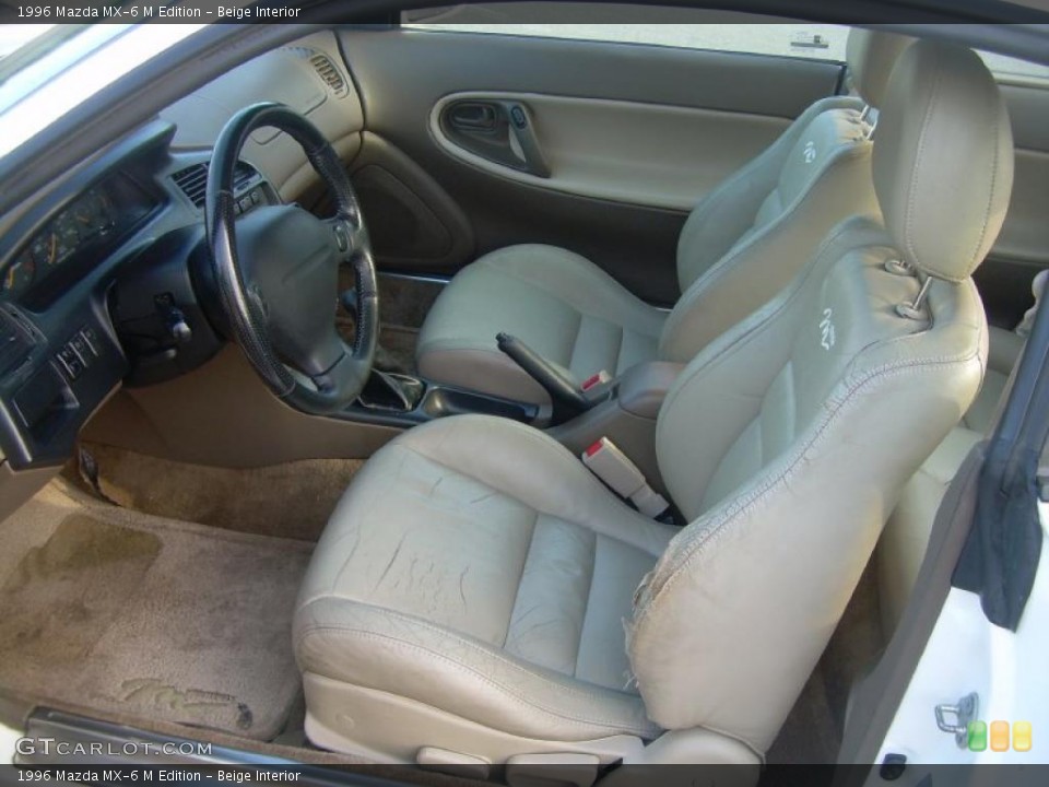 Beige Interior Photo for the 1996 Mazda MX-6 M Edition #49663672
