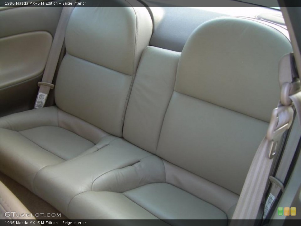 Beige Interior Photo for the 1996 Mazda MX-6 M Edition #49663702