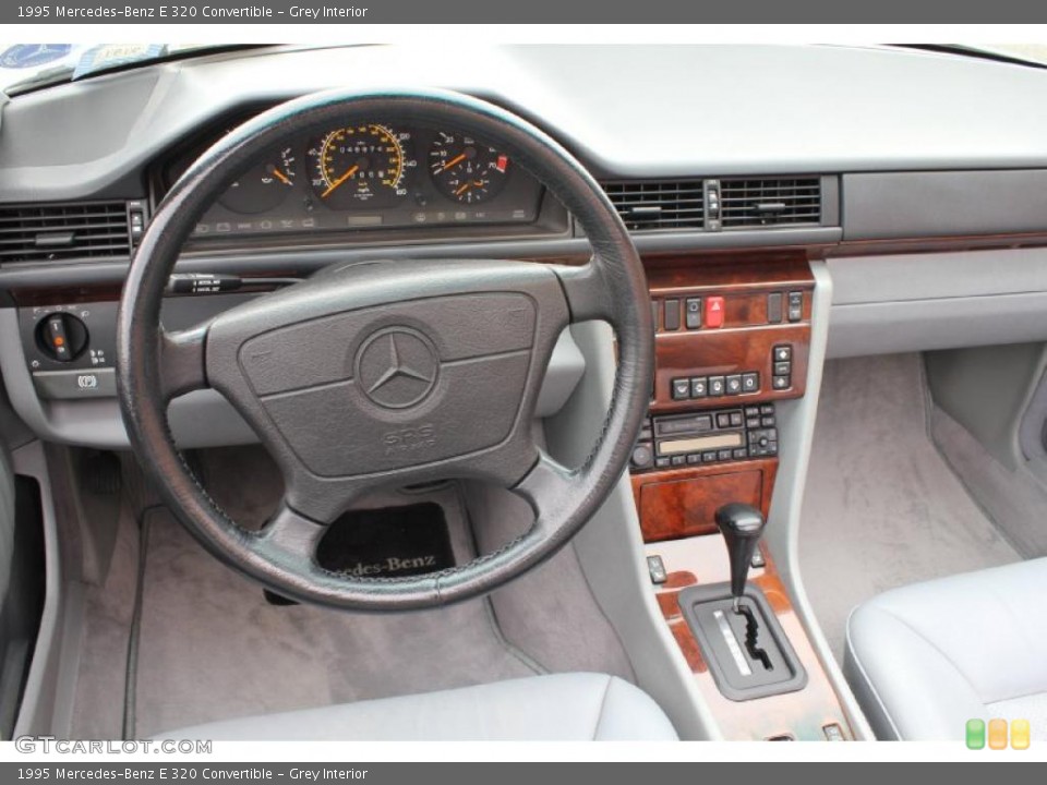 Grey Interior Dashboard for the 1995 Mercedes-Benz E 320 Convertible #49664888