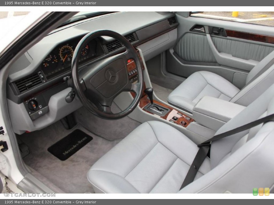 Grey Interior Prime Interior for the 1995 Mercedes-Benz E 320 Convertible #49664981