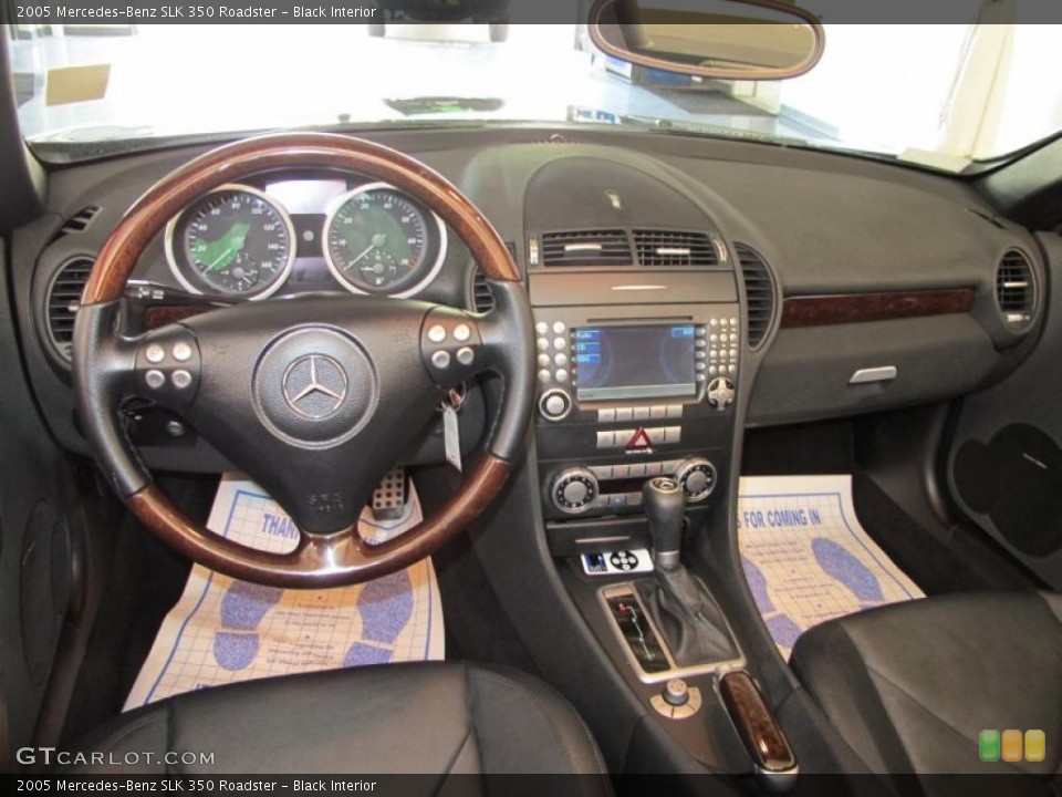Black Interior Dashboard for the 2005 Mercedes-Benz SLK 350 Roadster #49666803