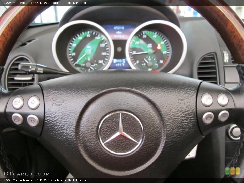 Black Interior Gauges for the 2005 Mercedes-Benz SLK 350 Roadster #49666836