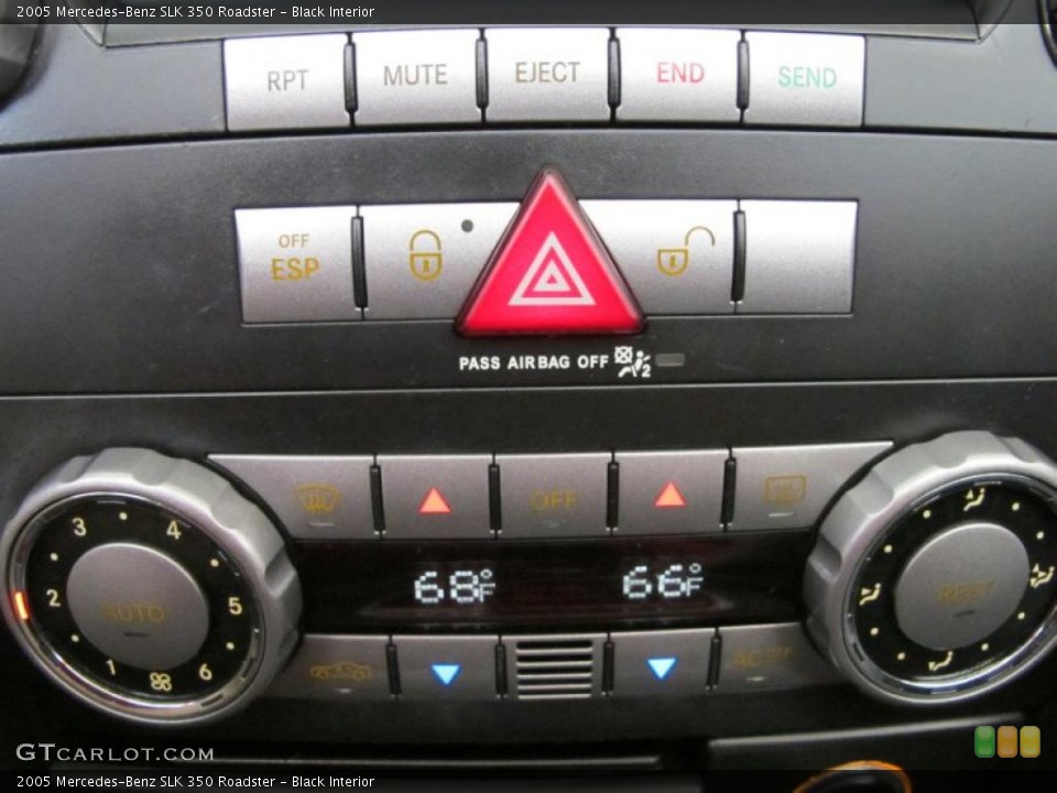 Black Interior Controls for the 2005 Mercedes-Benz SLK 350 Roadster #49666911