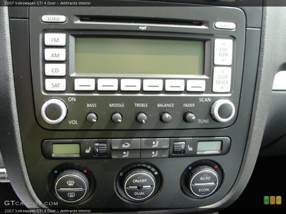 Anthracite Interior Controls for the 2007 Volkswagen GTI 4 Door #49667484