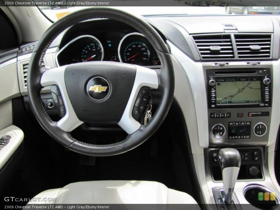 Light Gray/Ebony Interior Dashboard for the 2009 Chevrolet Traverse LTZ AWD #49671735