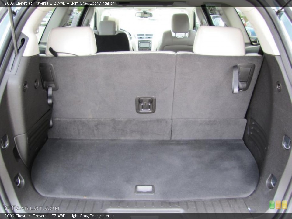 Light Gray/Ebony Interior Trunk for the 2009 Chevrolet Traverse LTZ AWD #49672125