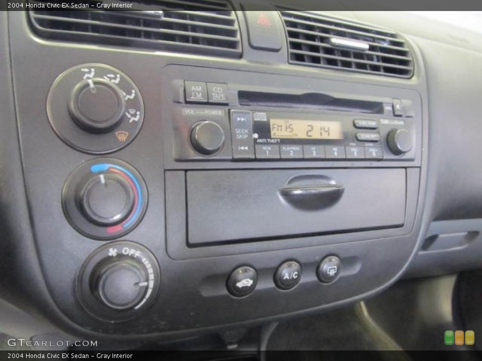 Gray Interior Controls for the 2004 Honda Civic EX Sedan #49673997