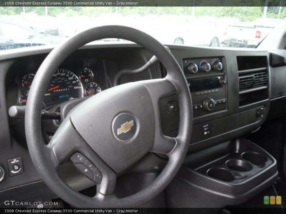 Gray Interior Dashboard for the 2008 Chevrolet Express Cutaway 3500 Commercial Utility Van #49674846