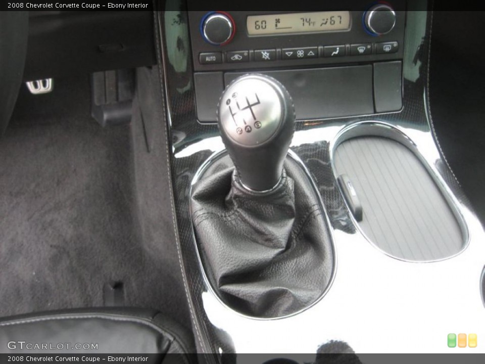 Ebony Interior Transmission for the 2008 Chevrolet Corvette Coupe #49681191