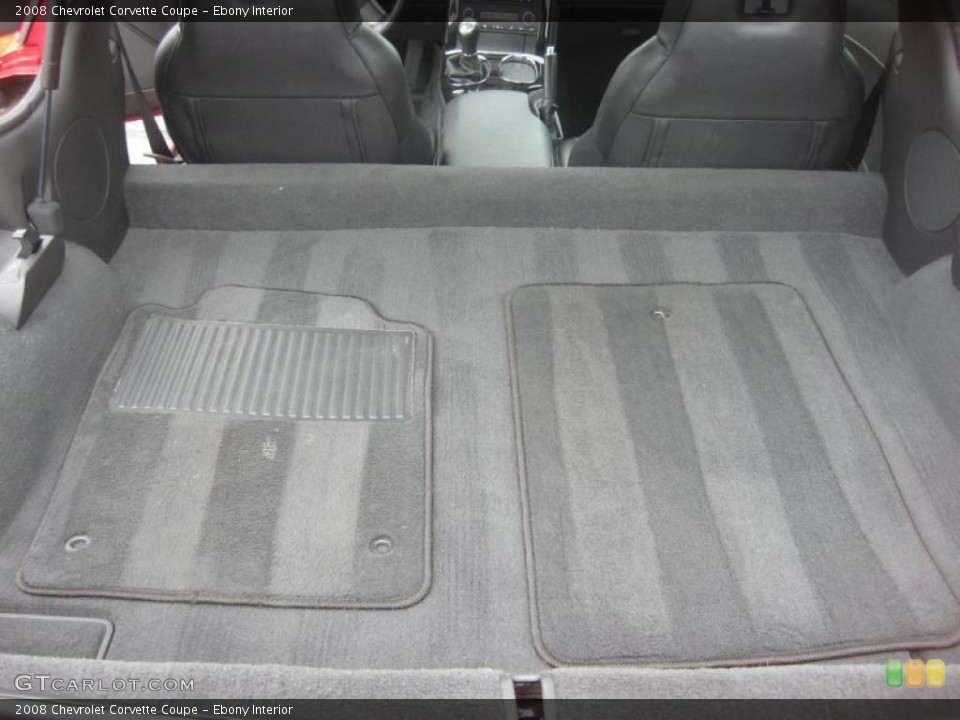 Ebony Interior Trunk for the 2008 Chevrolet Corvette Coupe #49681266