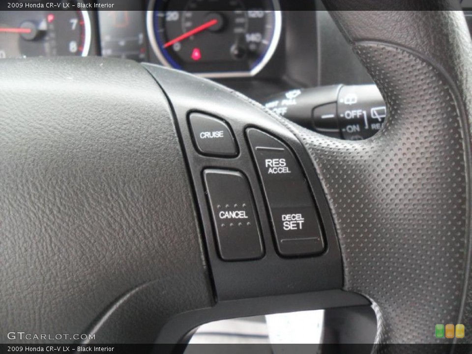 Black Interior Controls for the 2009 Honda CR-V LX #49682685