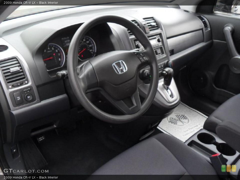 Black Interior Photo for the 2009 Honda CR-V LX #49682907