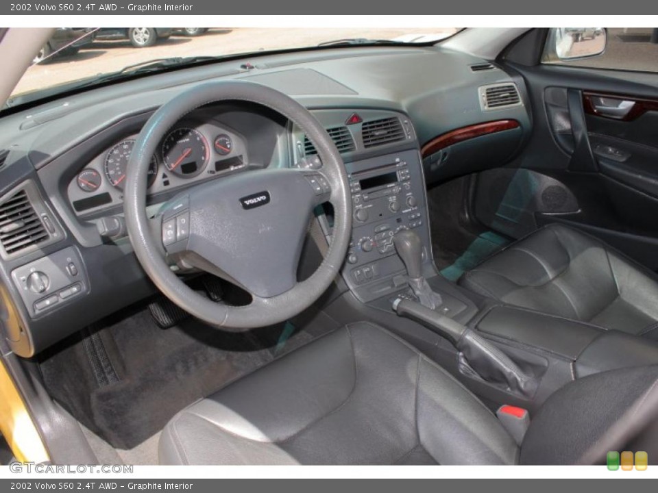 Graphite Interior Photo for the 2002 Volvo S60 2.4T AWD #49684104