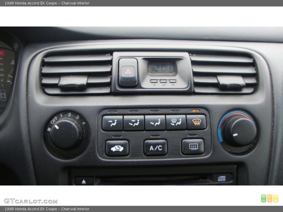 Charcoal Interior Controls for the 1998 Honda Accord EX Coupe #49684560