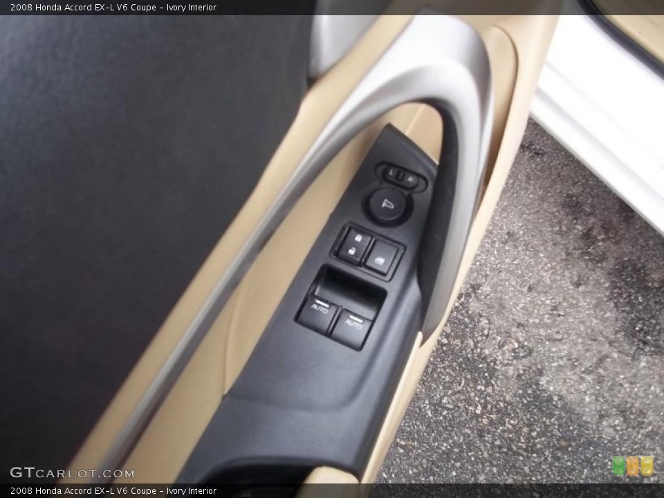 Ivory Interior Controls for the 2008 Honda Accord EX-L V6 Coupe #49685499