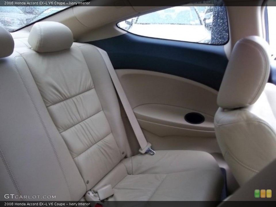 Ivory Interior Photo for the 2008 Honda Accord EX-L V6 Coupe #49685577