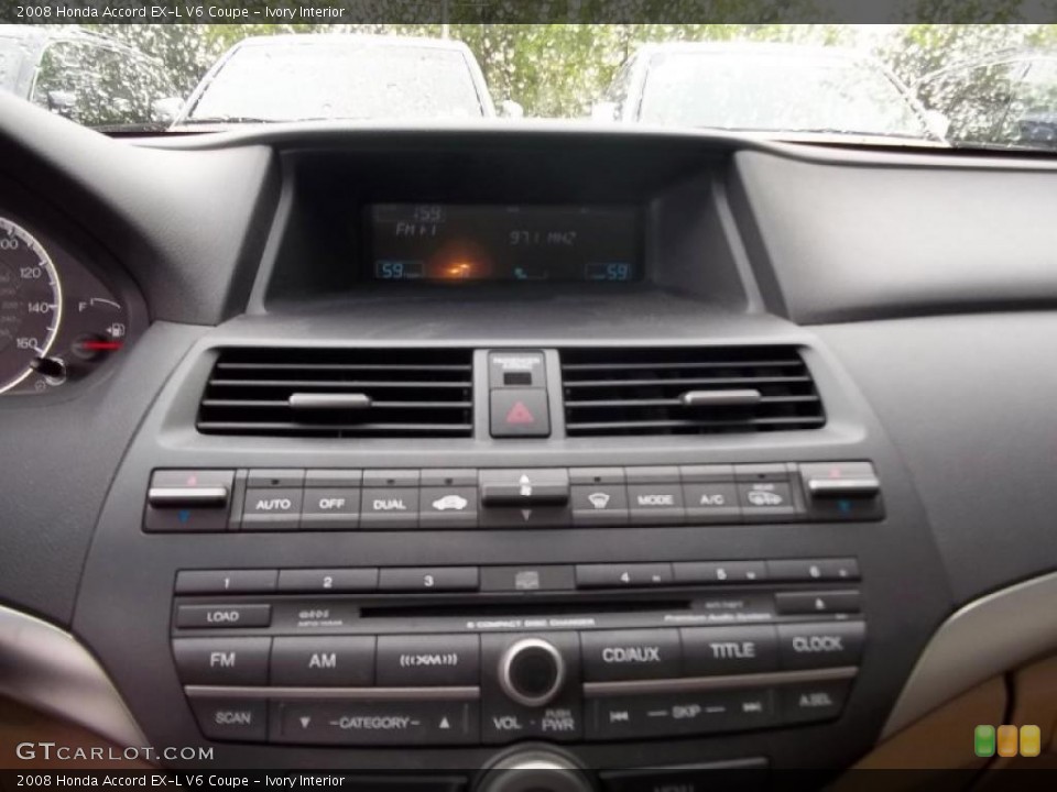 Ivory Interior Controls for the 2008 Honda Accord EX-L V6 Coupe #49685649