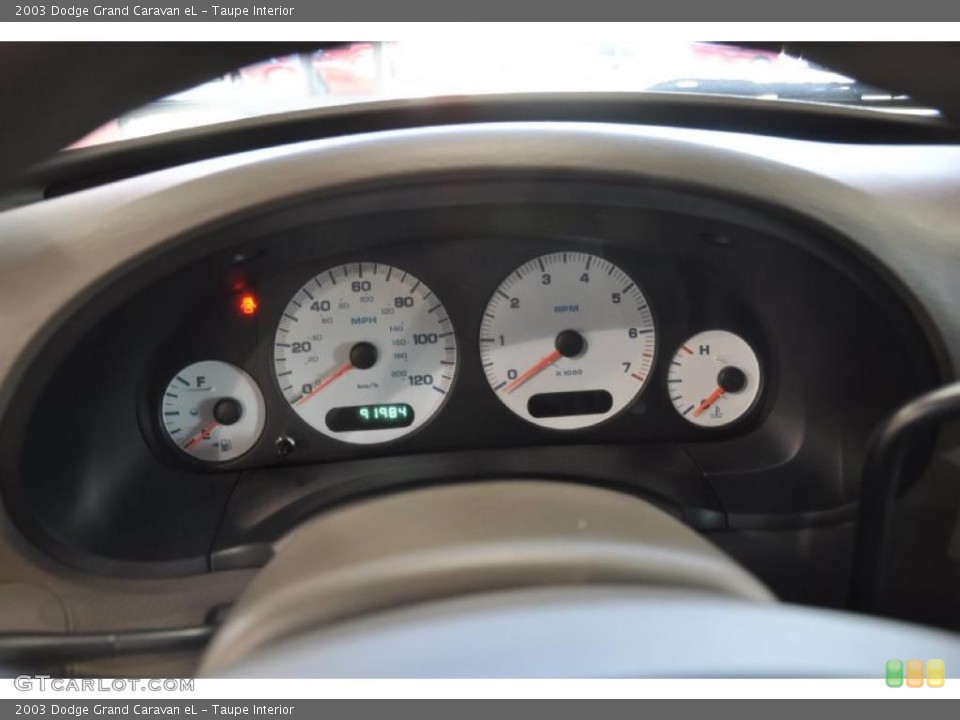 Taupe Interior Gauges for the 2003 Dodge Grand Caravan eL #49685751
