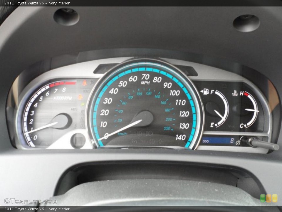 Ivory Interior Gauges for the 2011 Toyota Venza V6 #49689288