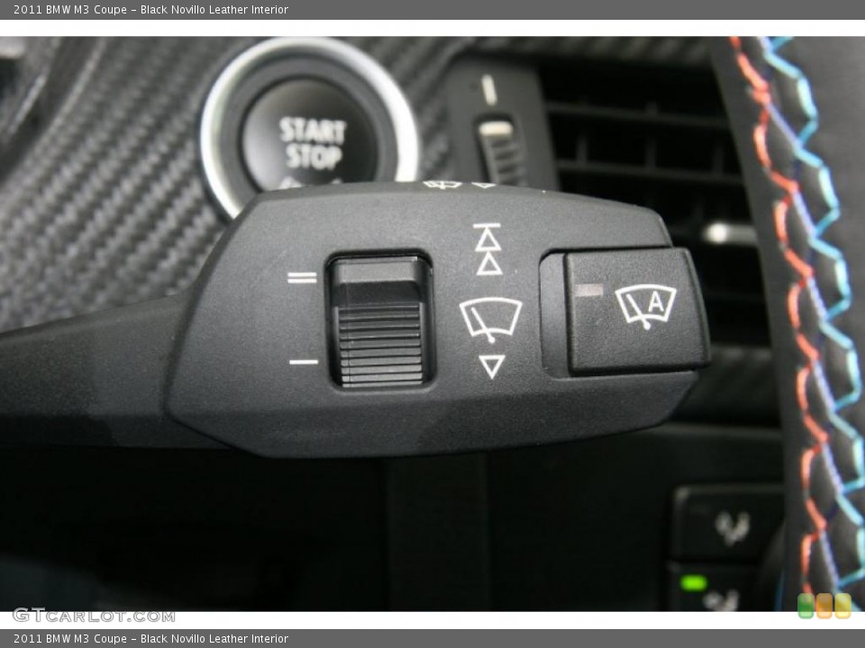 Black Novillo Leather Interior Controls for the 2011 BMW M3 Coupe #49690815