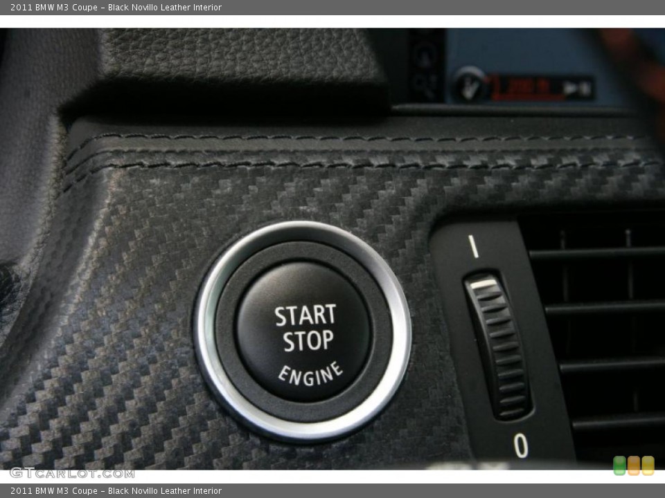 Black Novillo Leather Interior Controls for the 2011 BMW M3 Coupe #49690827