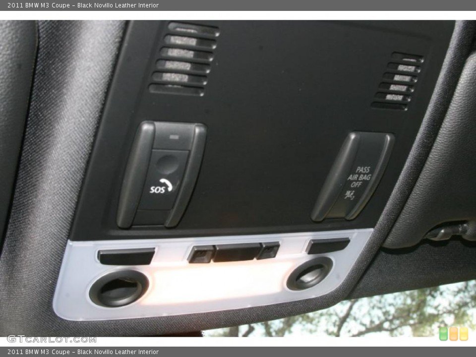 Black Novillo Leather Interior Controls for the 2011 BMW M3 Coupe #49690866