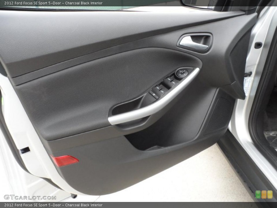 Charcoal Black Interior Door Panel for the 2012 Ford Focus SE Sport 5-Door #49691715