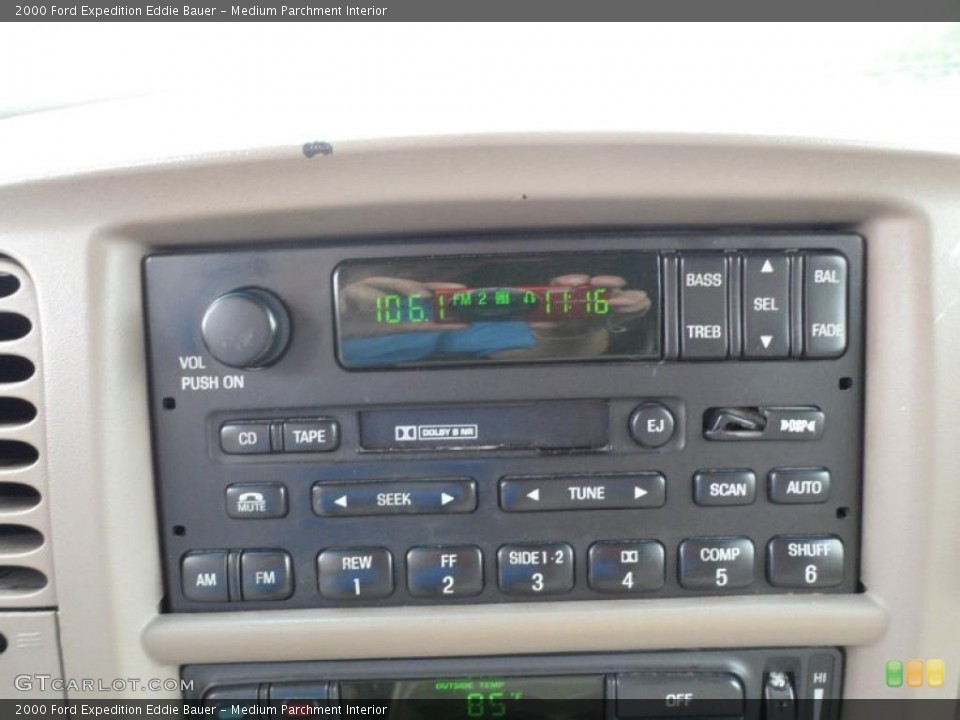 Medium Parchment Interior Controls for the 2000 Ford Expedition Eddie Bauer #49694277