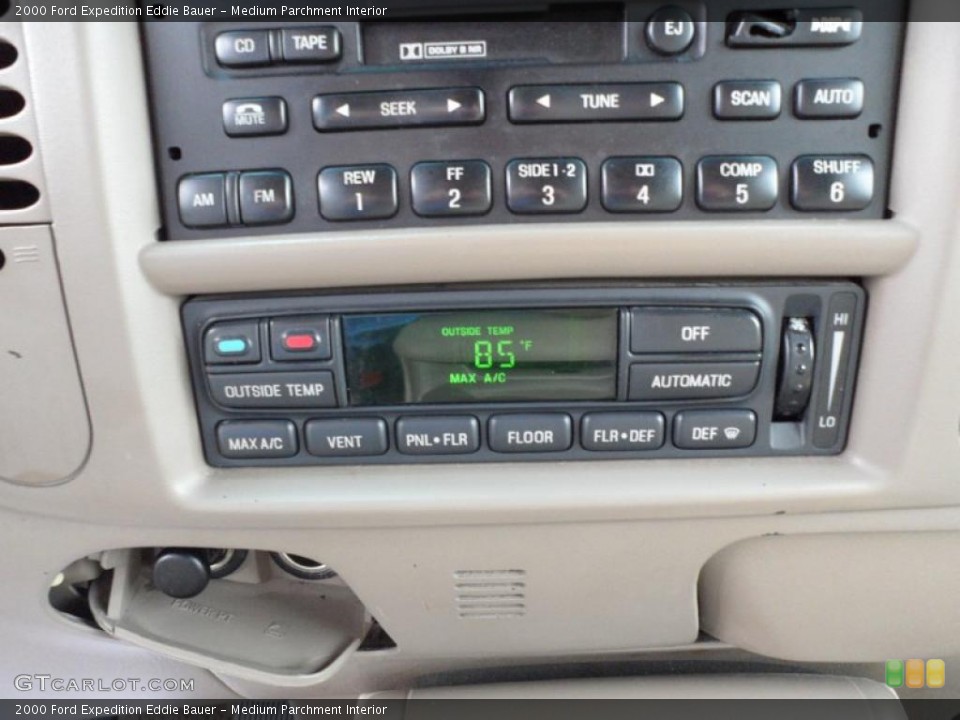 Medium Parchment Interior Controls for the 2000 Ford Expedition Eddie Bauer #49694280