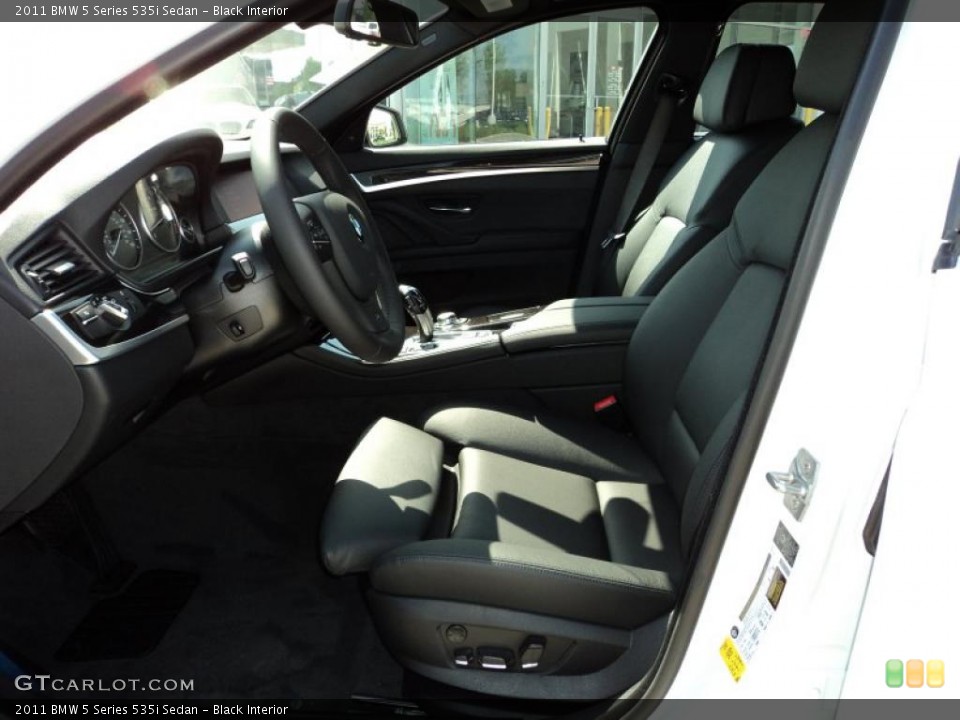 Black Interior Photo for the 2011 BMW 5 Series 535i Sedan #49696249