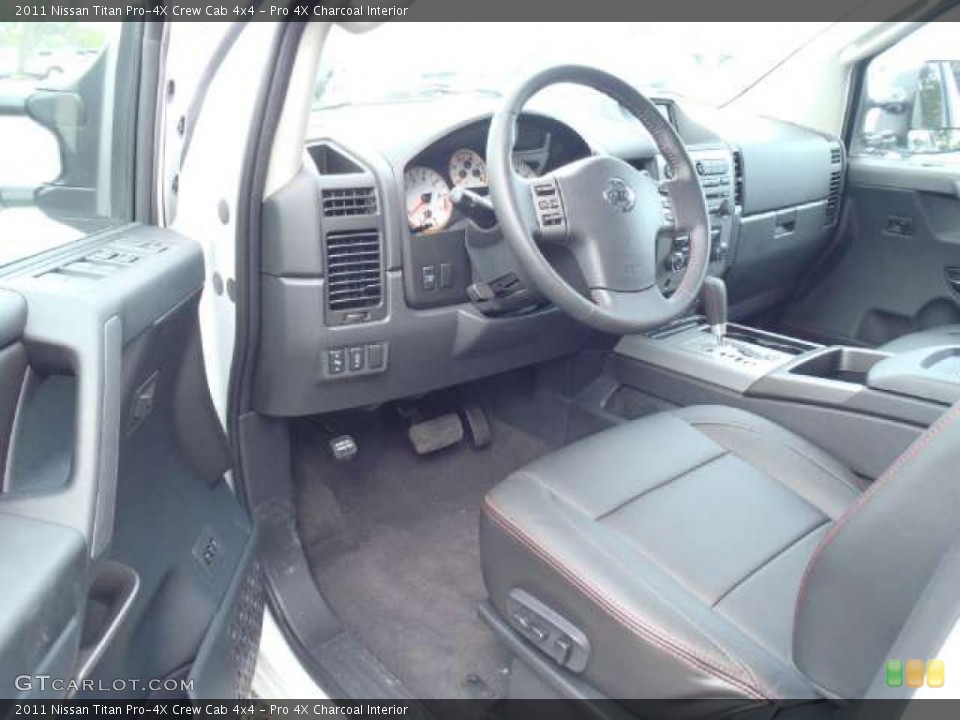 Pro 4X Charcoal Interior Photo for the 2011 Nissan Titan Pro-4X Crew Cab 4x4 #49696708