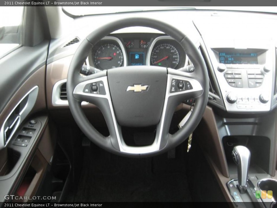 Brownstone/Jet Black Interior Steering Wheel for the 2011 Chevrolet Equinox LT #49697245