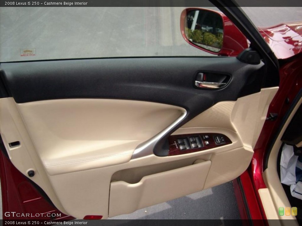 Cashmere Beige Interior Door Panel for the 2008 Lexus IS 250 #49698160