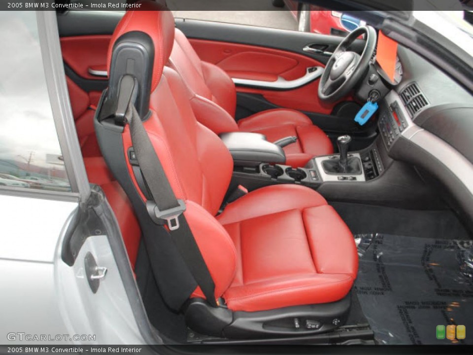 Imola Red Interior Photo for the 2005 BMW M3 Convertible #49699507