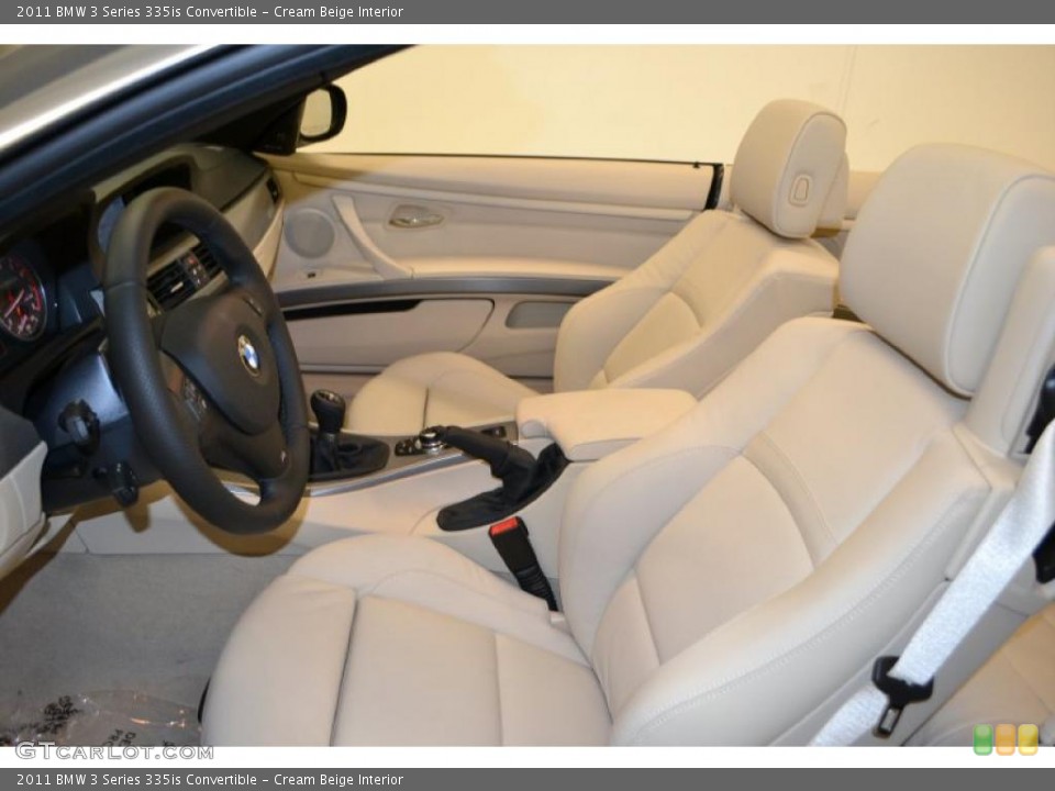 Cream Beige Interior Photo for the 2011 BMW 3 Series 335is Convertible #49702576